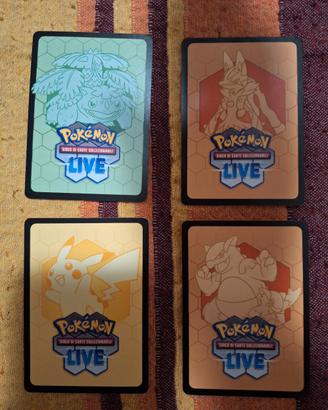 pokemon live 4 varianti