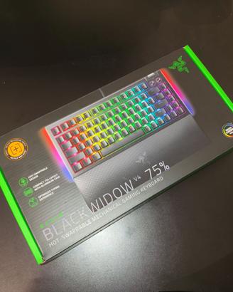 USA Layout ANSI RAZER BlackWidow V4 75% Gaming