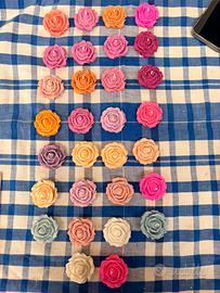Set candele a rosellina