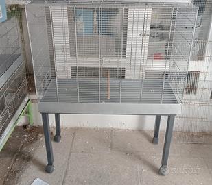volieretta con carrello 