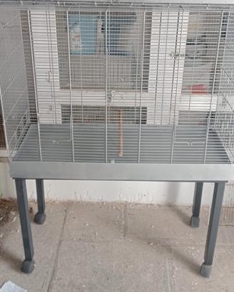 volieretta con carrello 