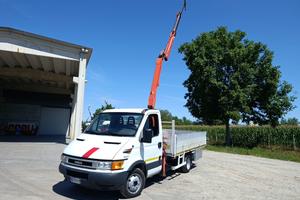 IVECO DAILY 50C13 GRU FASSI F30A.22+CASSONE FISSO 