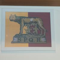 Quadro lupa spqr 