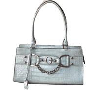 Guess Y2K baguette croc effect silver
shoulder bag