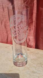 N° 5 Bicchieri Nastro Azzurro 400ml Nuovi