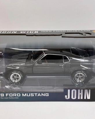 Modellino Ford Mustang 1969 John Wick