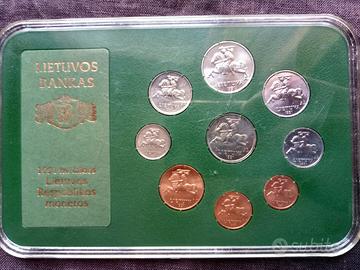 Raro Coins Set di monete lituane, Lituania 1991