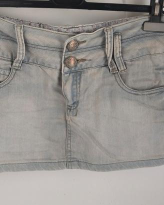 minigonna in jeans taglia 40 