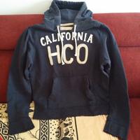 Felpa americana hollister blu