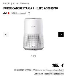Purificatore d’aria philips