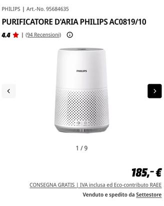 Purificatore d’aria philips