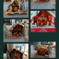 Varie Capanna presepe vintage