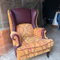 Poltrona classica stile inglese