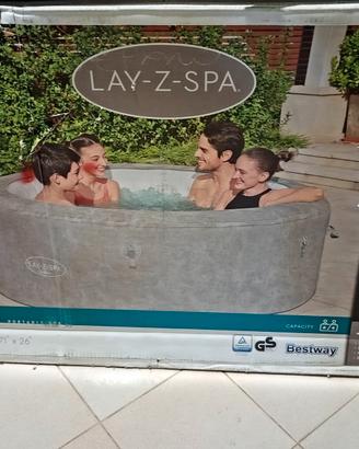 Mini piscina idromassaggio 6 posti lay z spa