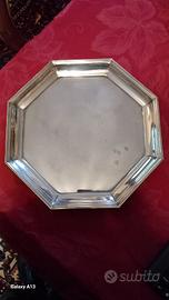 Vassoio ottagonale silver plated Calegaro