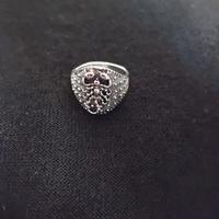 Anello Sigillo tramato in metallo Design Scorpione