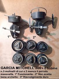 Mulinelli vintage GARCIA MITCHELL 300 + BOBINE