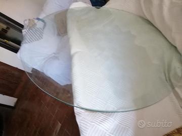 CRISTALLO MASSICCIO ROTONDO PER TAVOLO 