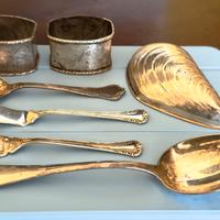 Set posate ed accessori argento 800