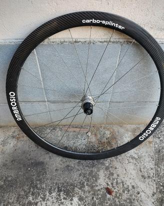 ruota bici carbonio posteriore 