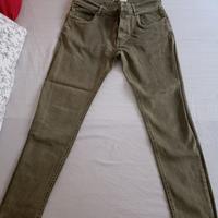 Zara jeans verdi