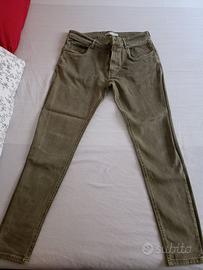 Zara jeans verdi