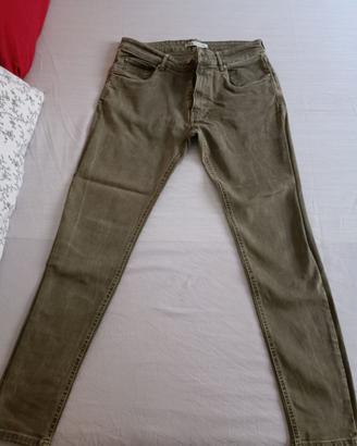 Zara jeans verdi