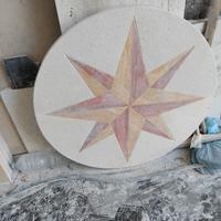 rosone in marmo per pavimento