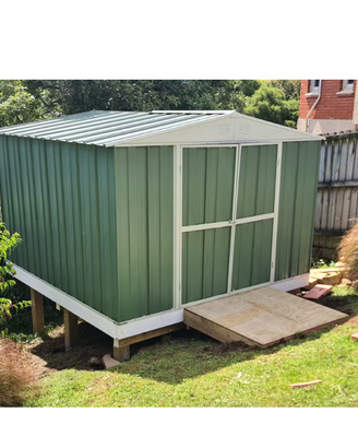 Casetta in lamiera di Acciaio 327x307cm verde