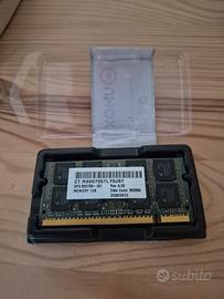 RAM 1GB DDR2 SODIMM PC2-5300 667MHz portatile