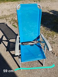 sedia da spiaggia giardino pieghevole