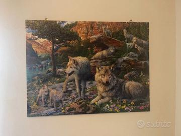 Puzzle Famiglia di Lupi – Natura Selvaggia