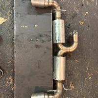 Scarico artigianale inox 500 abarth