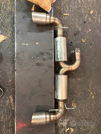 Scarico artigianale inox 500 abarth
