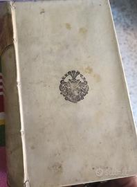 Libri antichi 1743 Pufendorf pergamena Roma