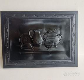 Quadro bassorilievo Ottaviani Argento