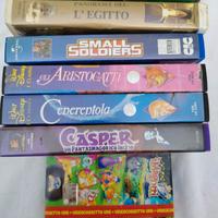 VHS videocassette cartoni animati