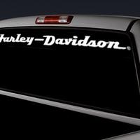 Adesivo Decal Scritta Adesiva Harley Davidson per