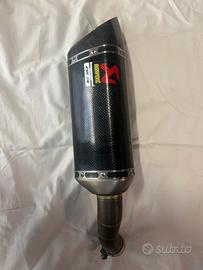 Silenziatore akrapovic per Yamaha R3