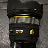 Sigma 50mm f/1.4 EX DG HSM - Attacco Canon EF