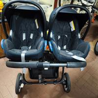 Passeggino gemellare boogaboo Donkey2 + ovetti