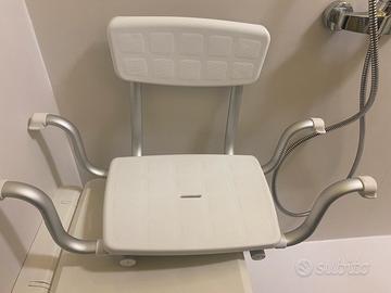 Sedile vasca con schienale e-wiwa