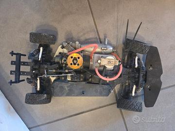 rc a scoppio 1:10 kyosho + attrezzatura, ricambi