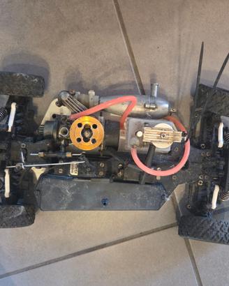rc a scoppio 1:10 kyosho + attrezzatura, ricambi