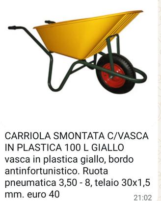 Carriola litri 100