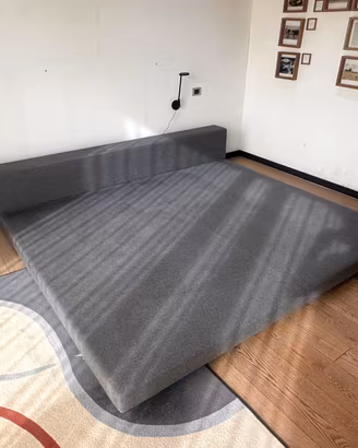Letto You & Me in cashmere- Ivano Redaelli