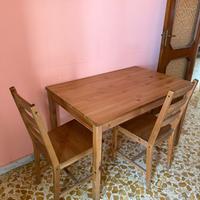 Tavolo e sedie per cucina e soggiorno