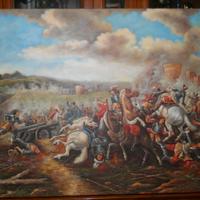 Maestoso dipinto ad olio su tela