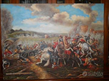 Maestoso dipinto ad olio su tela