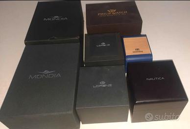 Scatole Orologi e Astucci Bracciali varie Marche